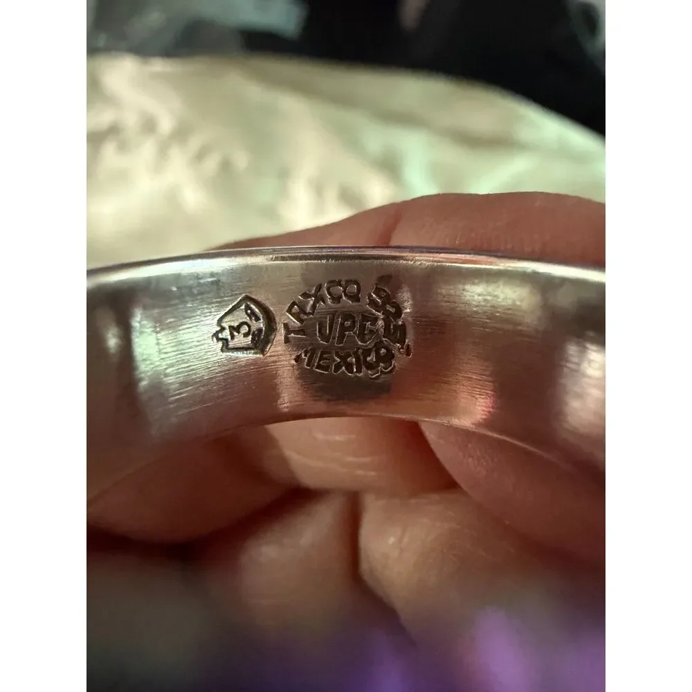 Vintage Taxco Mexico 925 Sterling Silver Bird Band Ring Size 10 Eagle 3 UPC